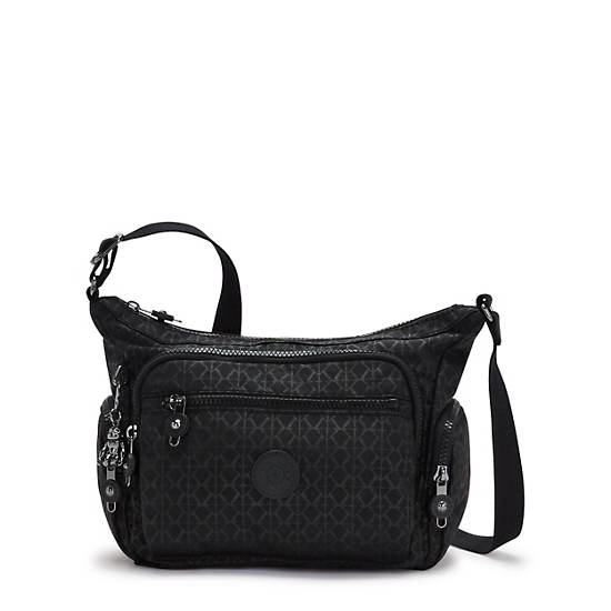 Kipling Gabbie Small Printed Crossbody Väska Svarta | SE 2068PJ